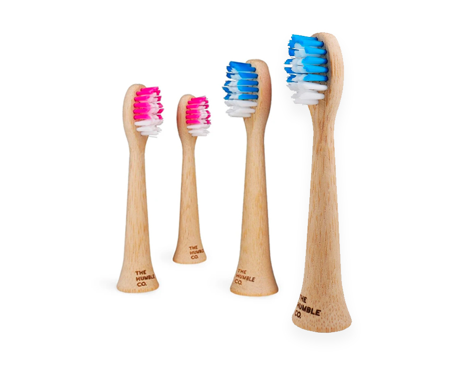 draadloos blozen stof in de ogen gooien Elektrische tandenborstel opzetstuk bamboe 4 pack - Aangenaam & Duurzaam